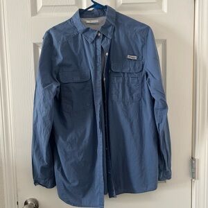 Columbia women’s Lightweight Blue Shirt Jacket